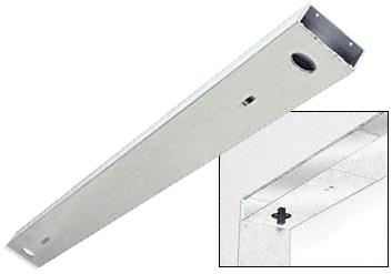 CRL Brushed Stainless Custom Length 4-1/2" No Pocket Double Sided Door Header