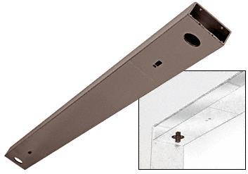 CRL Duranodic Bronze Custom Length 4-1/2" No Pocket Double Sided Door Header