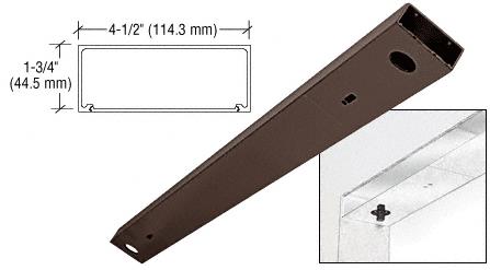 CRL Dark Bronze Anodized 72" x 4-1/2" Double Door Header