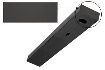 CRL Black End Cap for 4-1/2" DCH Header