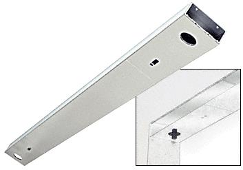 CRL Polished Stainless Custom Length 4-1/2" No Pocket Double Sided Door Header
