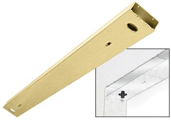 CRL Satin Brass Custom Length 4-1/2" No Pocket Double Sided Door Header