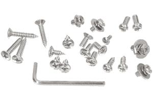 CRL Aluminum Finish Screw Pack Assortment - Package