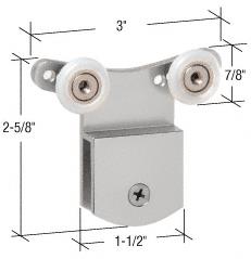 CRL Brite Anodized 3/8" Top Hanger Bracket for  CK/DK Cottage Series Sliders