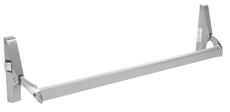 CRL Aluminum Cross Bar Panic Exit Device - Left Hand - Reverse Bevel Rim