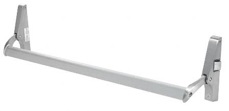 CRL Aluminum Cross Bar Panic Exit Device - Right Hand - Reverse Bevel Rim