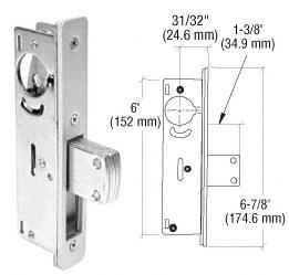 CRL 31/32" Backset Narrow Stile Long - Throw Deadlock