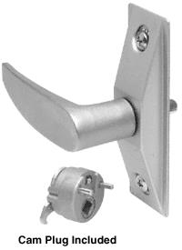 CRL Satin Aluminum Finish Left Hand Lever Handle