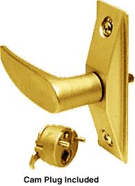 CRL Polished Brass Finish Right Hand Lever Handle