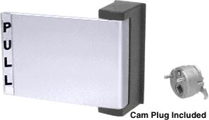 CRL Chrome Finish Universal Push-Pull Paddle Handle<BR>Pull To Left