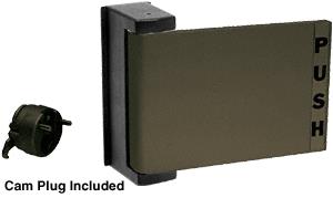 CRL Duranodic Bronze Universal Push-Pull Paddle Handle - Push To Right