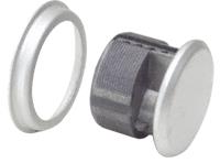 CRL Aluminum Finish Mortise Dummy Cylinder