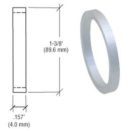 CRL Aluminum Finish 5/32" Straight Cylinder Ring