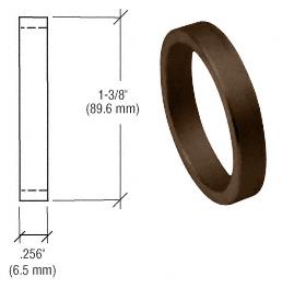 CRL Duranodic Bronze Finish 1/4" Straight Cylinder Ring