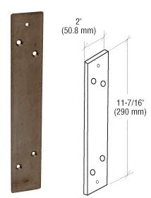 CRL Bronze Duranodic Finish Mounting Plate for the DL915 Pull Handle