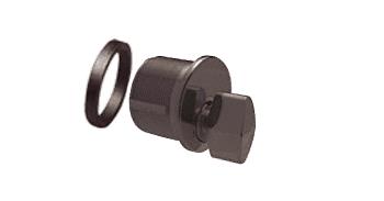 CRL Dark Bronze Anodized Mortise Thumbturn Cylinder