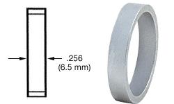 CRL Brushed Stainless .256" Straight Cylinder Ring
