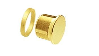 CRL Polished Brass Mortise Dummy Cylinder