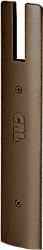 CRL Oil Rubbed Bronze End Cap for 3/4" Glass 10" Square Wedge-Lock Door Rail