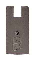 CRL Oil Rubbed Bronze End Cap For 4" Square for CRL Wedge-Lock Door Rail System