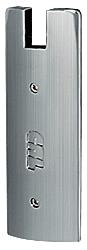 CRL Brushed Stainless End Caps For 6" Square for CRL Wedge-Lock Door Rail System