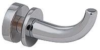 CRL Brushed Nickel Designer Robe Hook
