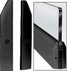 CRL Black 4" Split Tapered End Cap