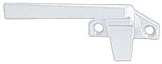CRL Bright White Left Hand Cam Handle Lock; 1-1/2" Screw Holes