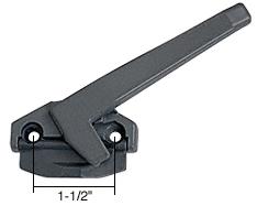 CRL Black Right Hand Cam Handle; 1-1/2" Screw Holes