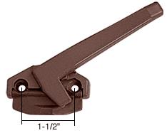 CRL Brown Right Hand Cam Handle; 1-1/2" Screw Holes