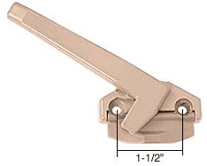 CRL Beige Left Hand Cam Handle; 1-1/2" Screw Holes