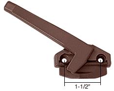CRL Brown Left Hand Cam Handle; 1-1/2" Screw Holes