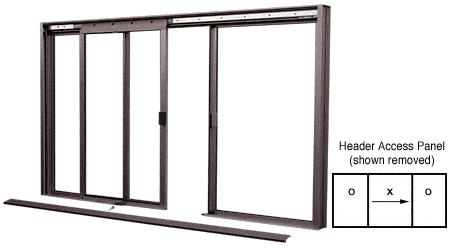 CRL DW Series Manual Deluxe Sliding Service Window OXO Duranodic Bronze without Screen