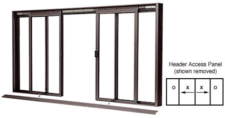 CRL DW Series Manual Deluxe Sliding Service Window OXXO Duranodic Bronze without Screen