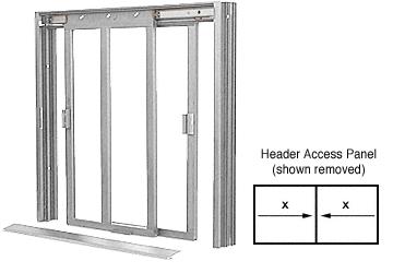 CRL DW Series Manual Deluxe Sliding Service Window XX Satin Anodized without Screen