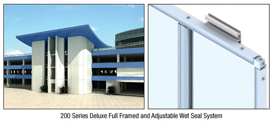 CRL Custom Powder Painted Deluxe Series Wall Panel System