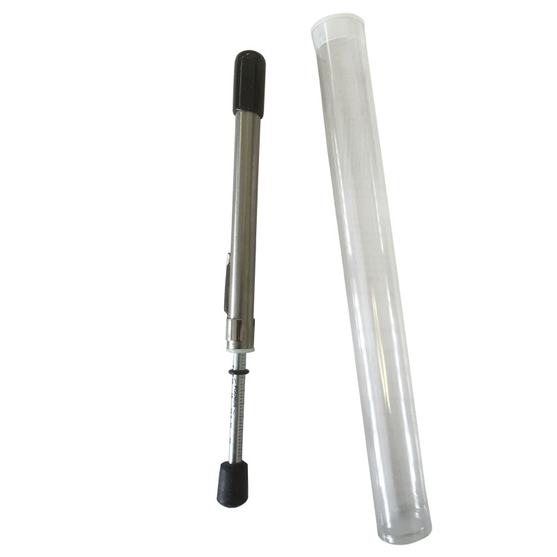 Door Pressure Gauge, 0-35 Lbs with Plastic Protective Tube