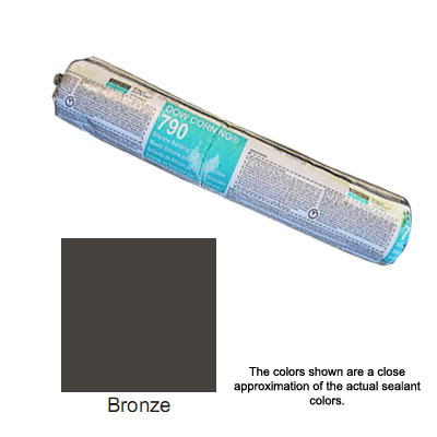 Bronze Dow Corning 790 Silicone Building Sealant - Sausage