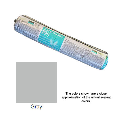 Gray Dow Corning 790 Silicone Building Sealant - Sausage
