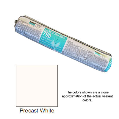 Precast White Dow Corning 790 Silicone Building Sealant - Sausage