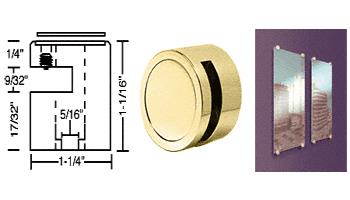 CRL Brass Edge Grip for 1/4" Material