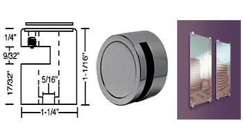 CRL Gun Metal Edge Grip for 1/4" Material