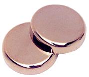 CRL Brass European Style Glass Door Hinge Cover Plate
