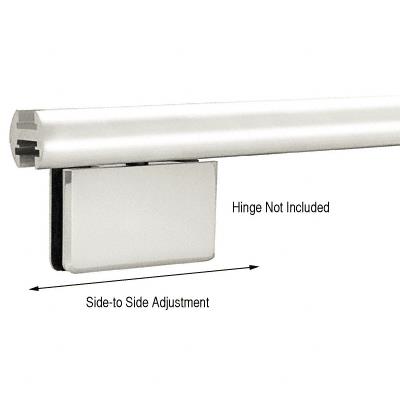 CRL Brite Anodized EZ-Adjust Shower Door Header Kit - 12 ft long