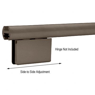 CRL Oil Rubbed Bronze EZ-Adjust Shower Door Header Kit - 98 in long