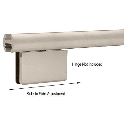 CRL Brushed Nickel EZ-Adjust Shower Door Header Kit - 98 in long