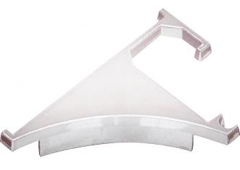 CRL Brite Anodized End Cap for 3/8" Aluminum Shelving Extrusion - Pair