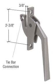 CRL Chestnut Bronze Truth Casement Locking Handle With Tie Bar Connection