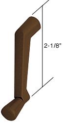 CRL Bronze Window Operator Handle; 11/32" Spline Size