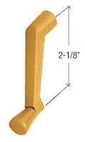 CRL Gold Window Operator Handle; 11/32" Spline Size
